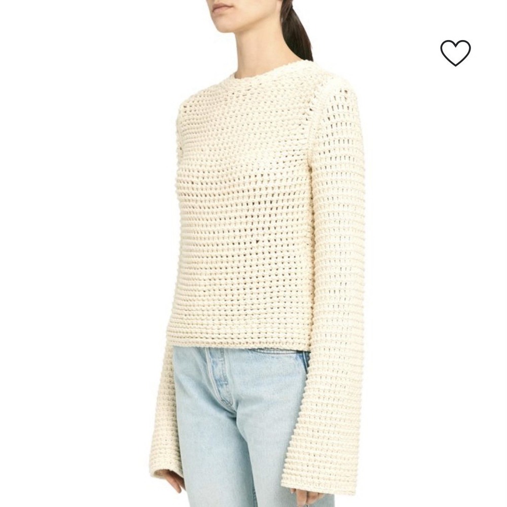 Theory Cream Knit Sweater - Picture 2 of 15